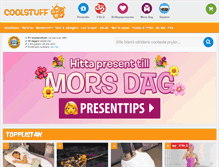 Tablet Screenshot of coolstuff.se