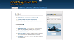 Desktop Screenshot of coolstuff.ws
